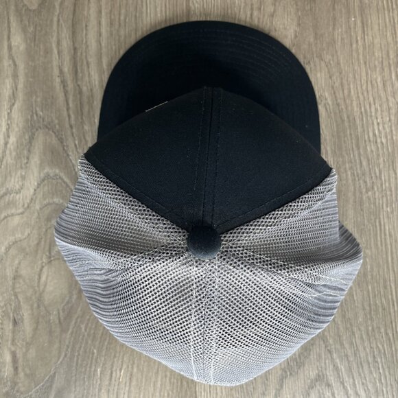 Fortline Waterworks Trucker Hat Black Gray Cap Pacific Snapback - Picture 7 of 10